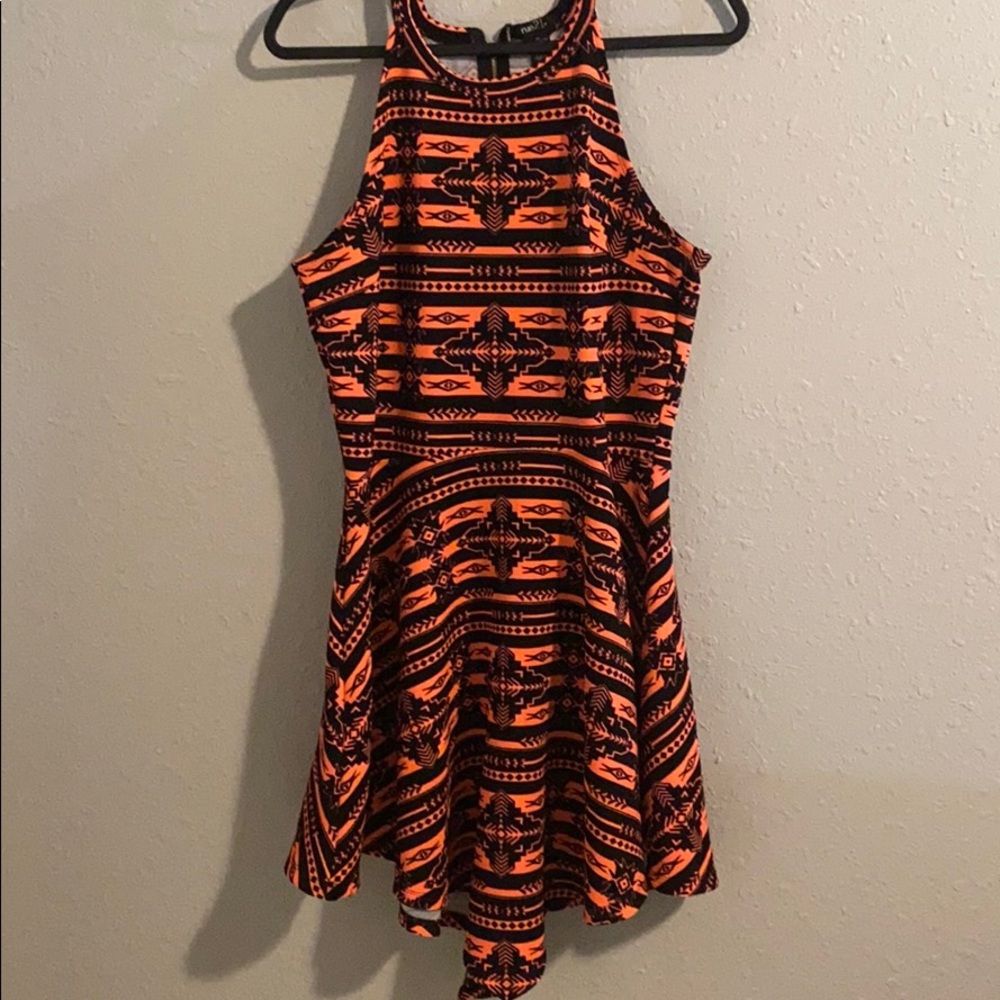 Pink/Black Dress